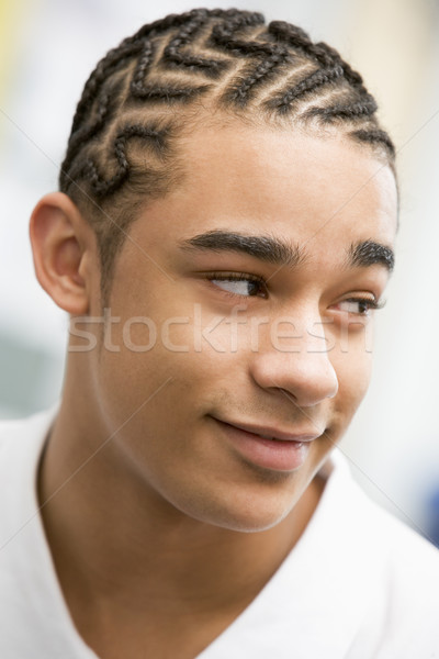 Portret zâmbitor fericit copii Teen Imagine de stoc © monkey_business