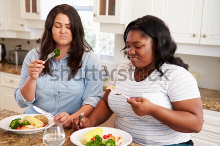 Stock photo: Couple Having Lunch Together At Home