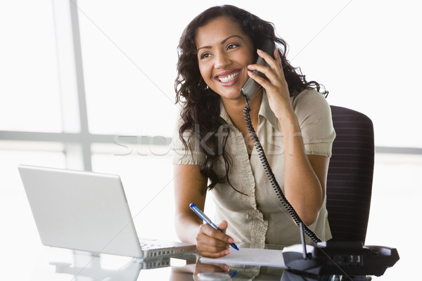 Businesswoman taking telephone call Stock photo © monkey_business