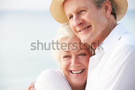 Afetuoso casal de idosos praia tropical férias praia verão Foto stock © monkey_business