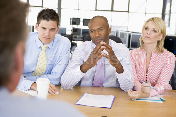 Stock Traders Conducting Interview Stock photo © monkey_business