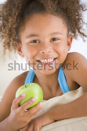 [[stock_photo]]: Jeune · femme · agrumes · studio · femme · heureux