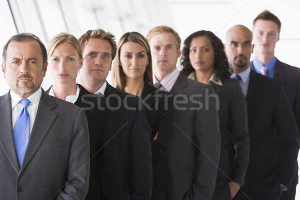 Group of office staff lined up Stock photo © monkey_business