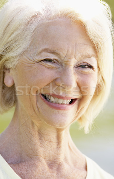 Gelukkig portret persoon senior geluk emotie Stockfoto © monkey_business