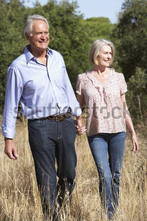 Couple On Country Walk Through Woodland Stock photo © monkey_business