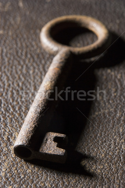 Schlüssel Geschichte antiken Farbe Konzept Stock foto © monkey_business