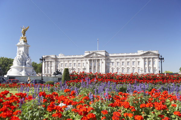 Buckingham Palace With Flowers Blooming In The Queen's Garden, L Stock photo © monkey_business