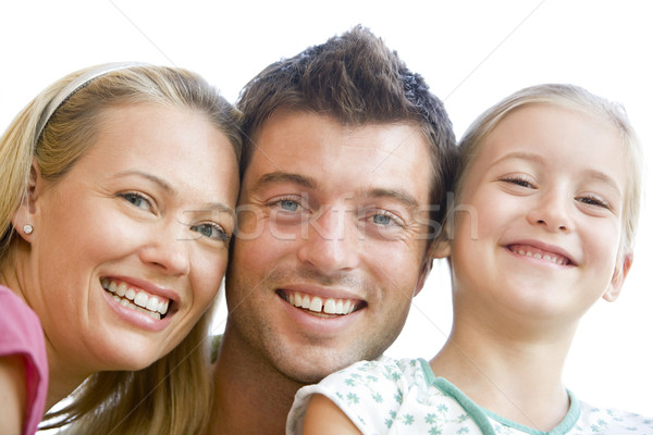 Сток-фото: семьи · вместе · улыбаясь · женщину · девушки · улыбка