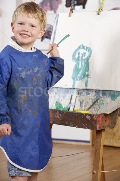 Pintura escolas criança pintar arte Foto stock © monkey_business