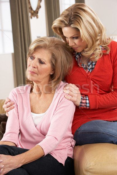 Senior Woman Being Consoled By Adult Daughter Stock photo © monkey_business