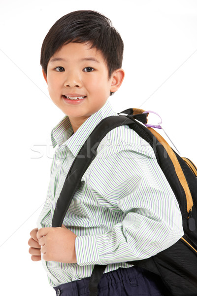 Chinois garçon uniforme scolaire enfants étudiant Photo stock © monkey_business