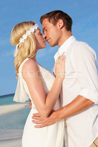 Couple At Beautiful Beach Wedding Stock photo © monkey_business