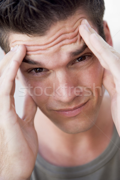 Head shot of man scowling Stock photo © monkey_business