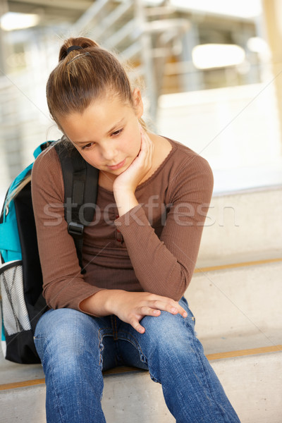 Unhappy Pre teen girl in school Stock photo © monkey_business