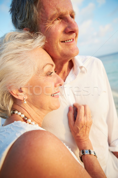 Senior Couple Getting Married In Beach Ceremony Stock photo © monkey_business