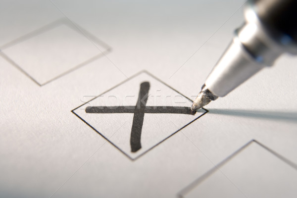 окна пер крест цвета голосования концепция Сток-фото © monkey_business