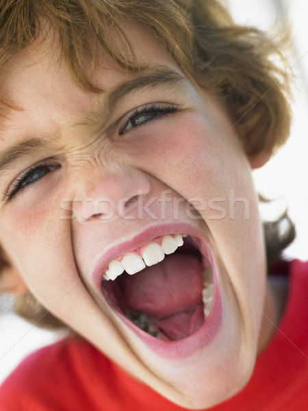 Portrait Of Boy Shouting Stock photo © monkey_business