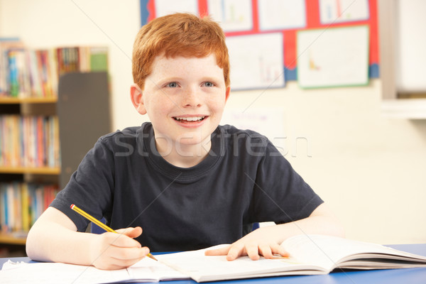 Uczeń studia klasie książki student piśmie Zdjęcia stock © monkey_business