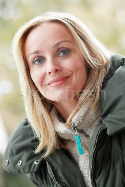 Outdoor Portrait Of Woman Wearing Winter Clothes Stock photo © monkey_business