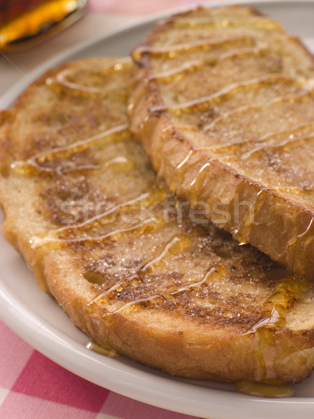 French Cinnamon Toast With Syrup Stock photo © monkey_business