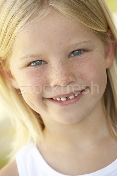 Stock photo: Kids Portraits, Girl, Cheerful, Happy, Smiling, Happiness, Kids,