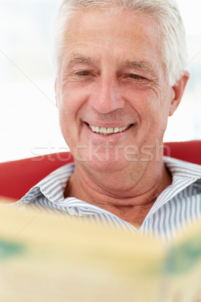 Senior man reading Stock photo © monkey_business