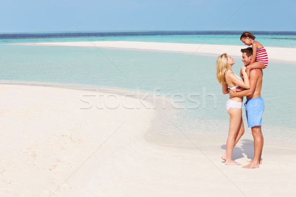 Family Having Fun In Sea On Beach Holiday Stock photo © monkey_business