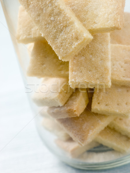 Borcan deget biscuiti alimente gătit masă Imagine de stoc © monkey_business