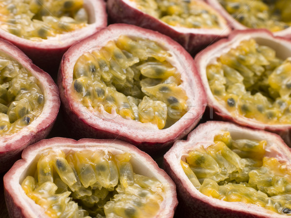 Halved Passion Fruit Stock photo © monkey_business