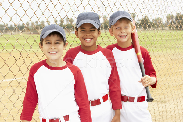 Jonge jongens baseball team kinderen kind Stockfoto © monkey_business