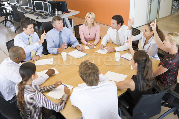 [[stock_photo]]: Stock · réunion · bureau · femmes · table · hommes