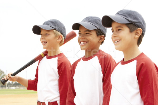 年輕 男孩 棒球 團隊 孩子 孩子 商業照片 © monkey_business