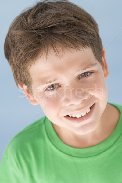 [[stock_photo]]: Souriant · enfant · garçon · Kid · studio