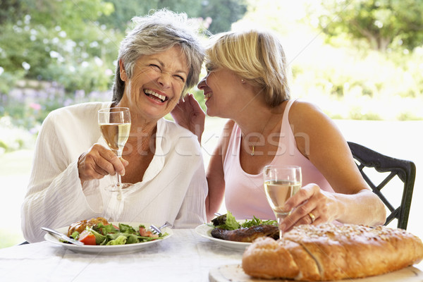 Friends Eating An Al Fresco Meal Stock photo © monkey_business
