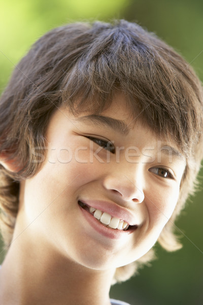 [[stock_photo]]: Portrait · garçon · souriant · enfants · adolescent · personne