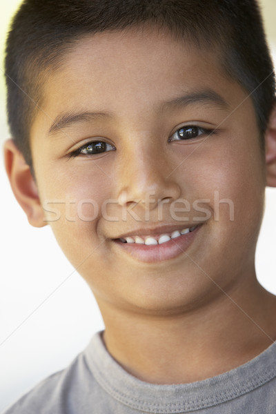 肖像 男孩 微笑 孩子們 孩子 人 商業照片 © monkey_business