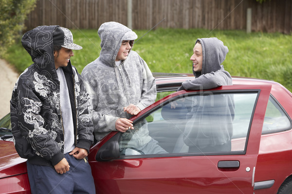 Group Of Young Men With Cars Stock photo © monkey_business