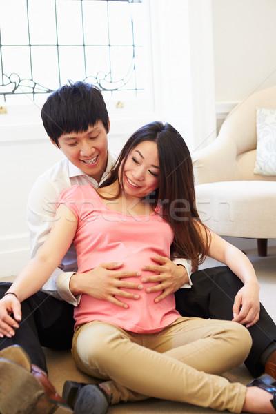 Couple Attending Ante Natal Class Together Stock photo © monkey_business