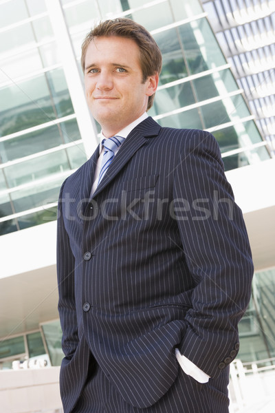 Businessman standing outdoors Stock photo © monkey_business