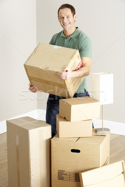 Man Moving Into New Home Stock photo © monkey_business