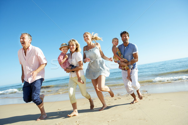 Multi Generation Family Enjoying Beach Holiday Stock photo © monkey_business