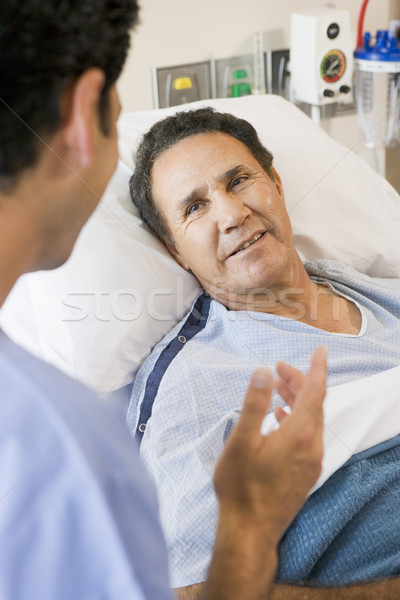 Stock photo: Doctor And Patient Talking To Each Other