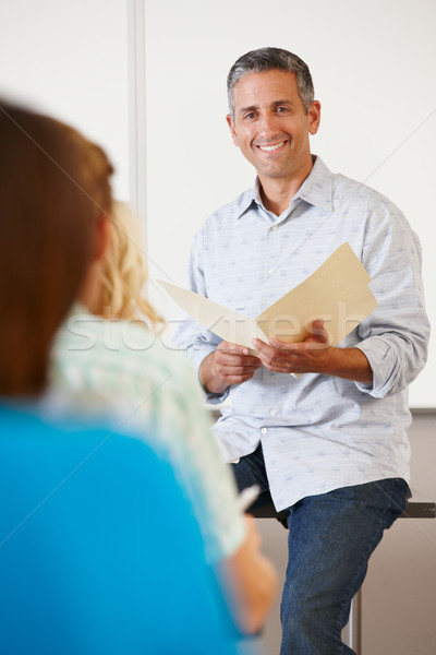 Classe estudantes mulheres trabalhar estudante Foto stock © monkey_business