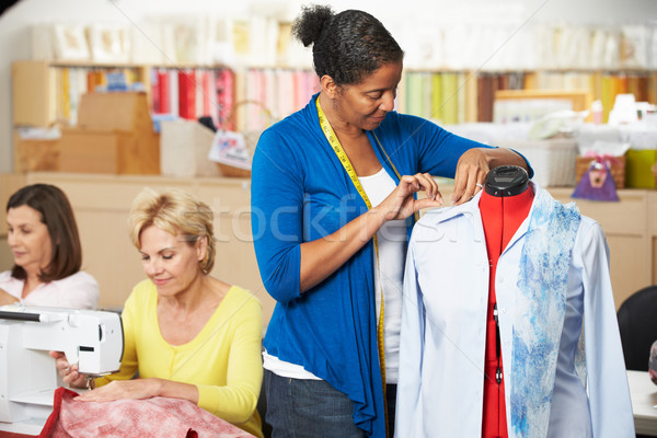 Women In Dress Making Class Stock photo © monkey_business