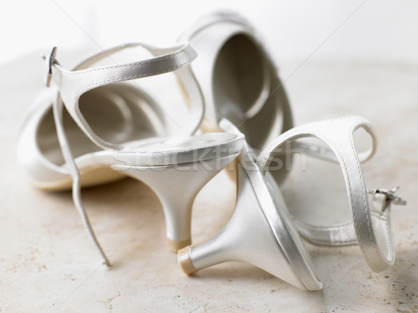 Abandoned Silver High Heels Stock photo © monkey_business