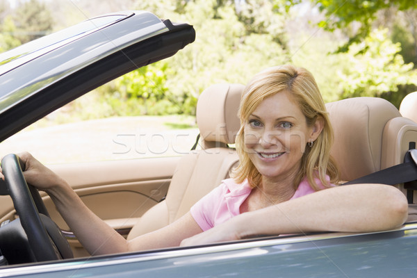 Femme voiture femme souriante souriant heureux Homme [[stock_photo]] © monkey_business