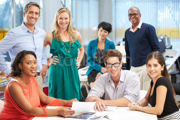 Portrait Of Team In Creative Office Stock photo © monkey_business