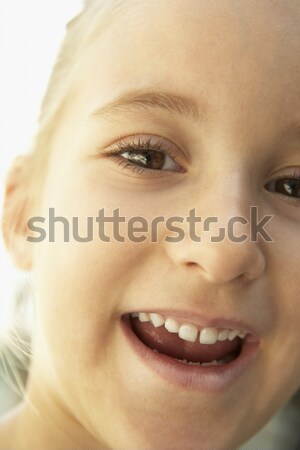 Orientul mijlociu băiat fericit copil portret interior Imagine de stoc © monkey_business