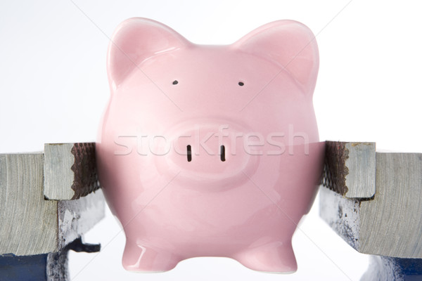 Piggy bank in jaws of vice Stock photo © monkey_business