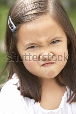 Portrait Of Girl Frowning Stock photo © monkey_business